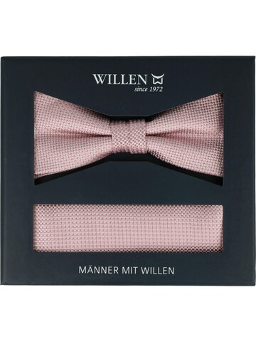 WILLEN Bow Tie 'Pastell Uninah' in Pink