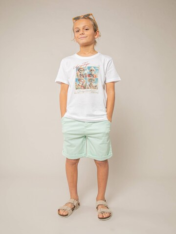 T-Shirt 'Manito' Deeluxe en blanc