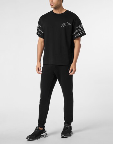 Plein Sport - Camiseta 'Scratch' en negro