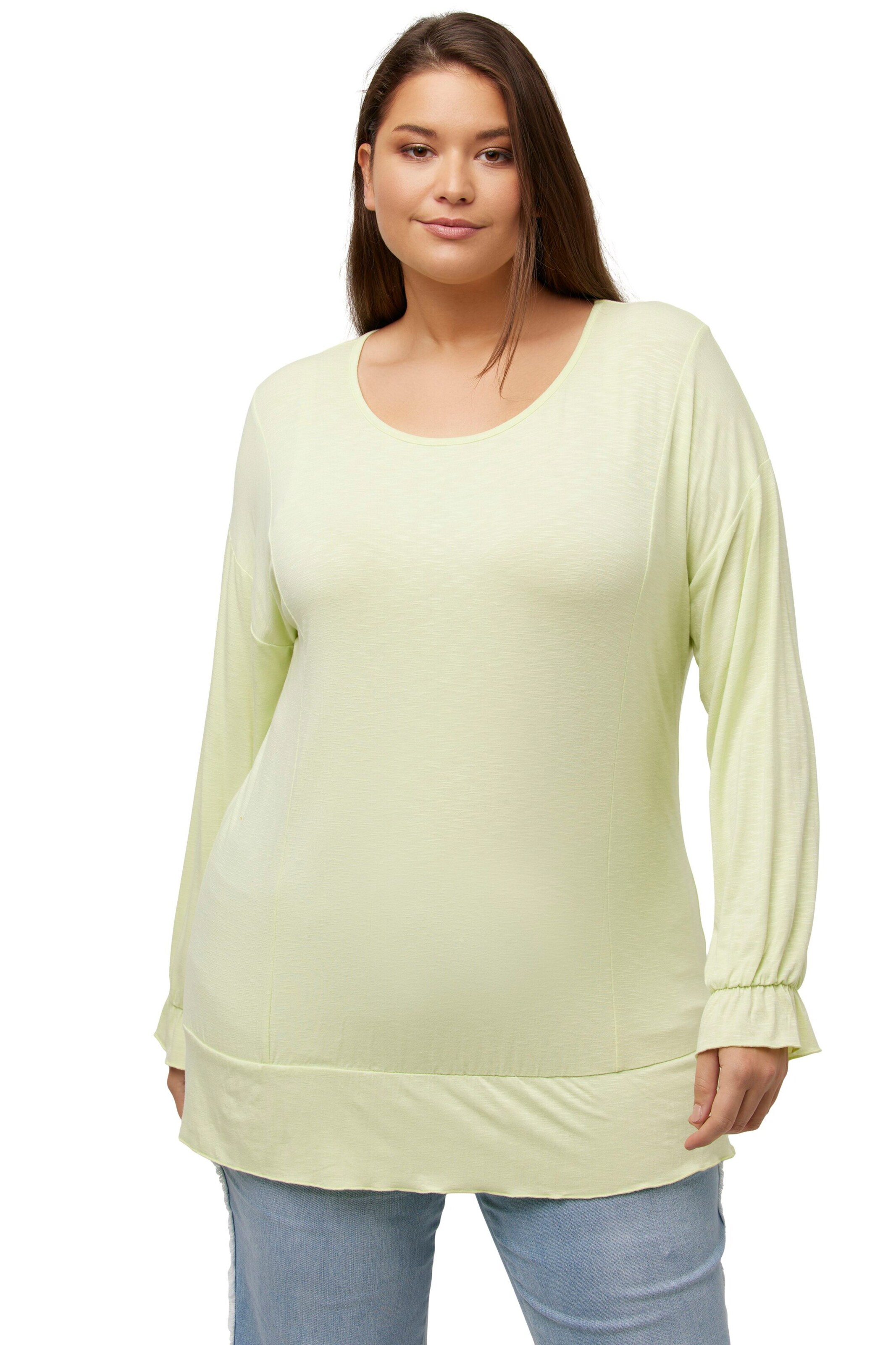 Ulla Popken Shirt in Yellow: front