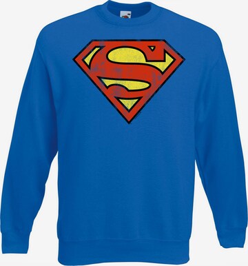 LOGOSHIRT Sweatshirt 'DC Comics' in Blue: front