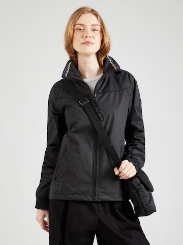Ragwear Between-Season Jacket 'APOLA' in Black: front