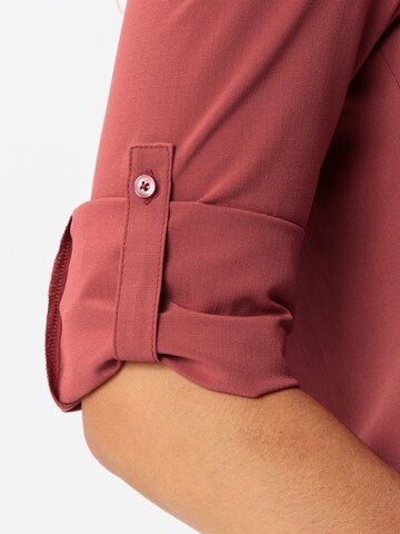 VAUDE Multifunctionele blouse 'Rosemoor' in Rood