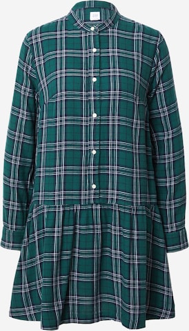 GAP - Vestido camisero en verde: frente