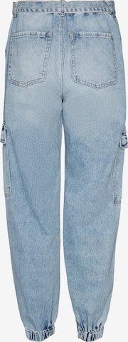 VERO MODA - Tapered Pantalón vaquero cargo 'Ella' en azul