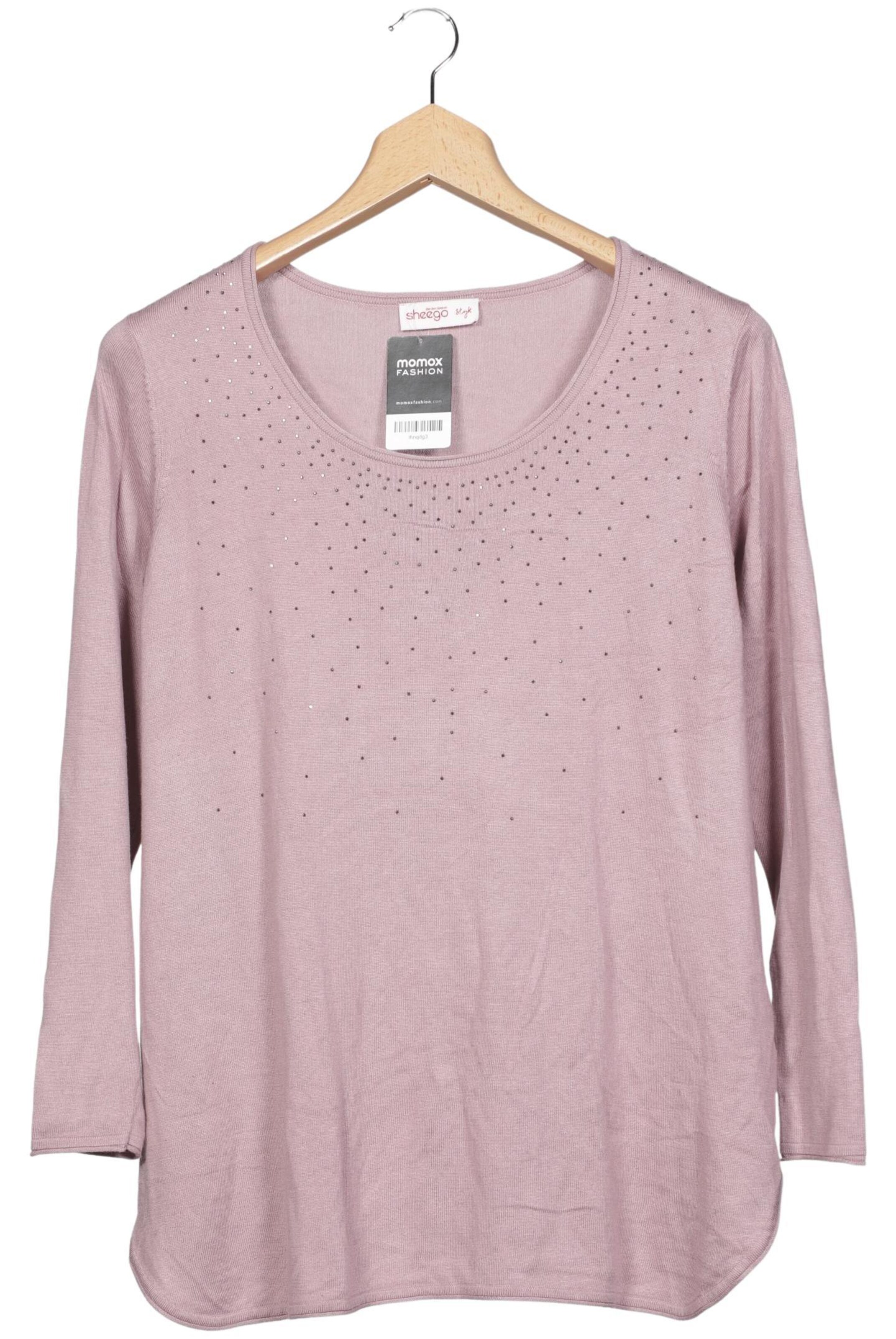 SHEEGO Pullover 4XL in Pink: Vorderseite