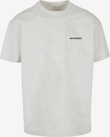 9N1M SENSE Shirt 'Sports Hustle' in Grey: front