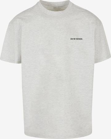 9N1M SENSE T-Shirt 'Sports Hustle' in Grau: predná strana