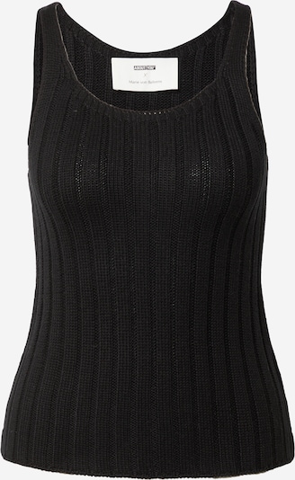ABOUT YOU x Marie von Behrens Tops en tricot 'Ronja' en noir, Vue avec produit