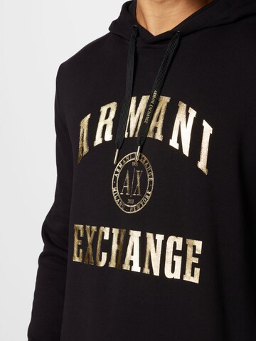 ARMANI EXCHANGE Sweatshirt in Black