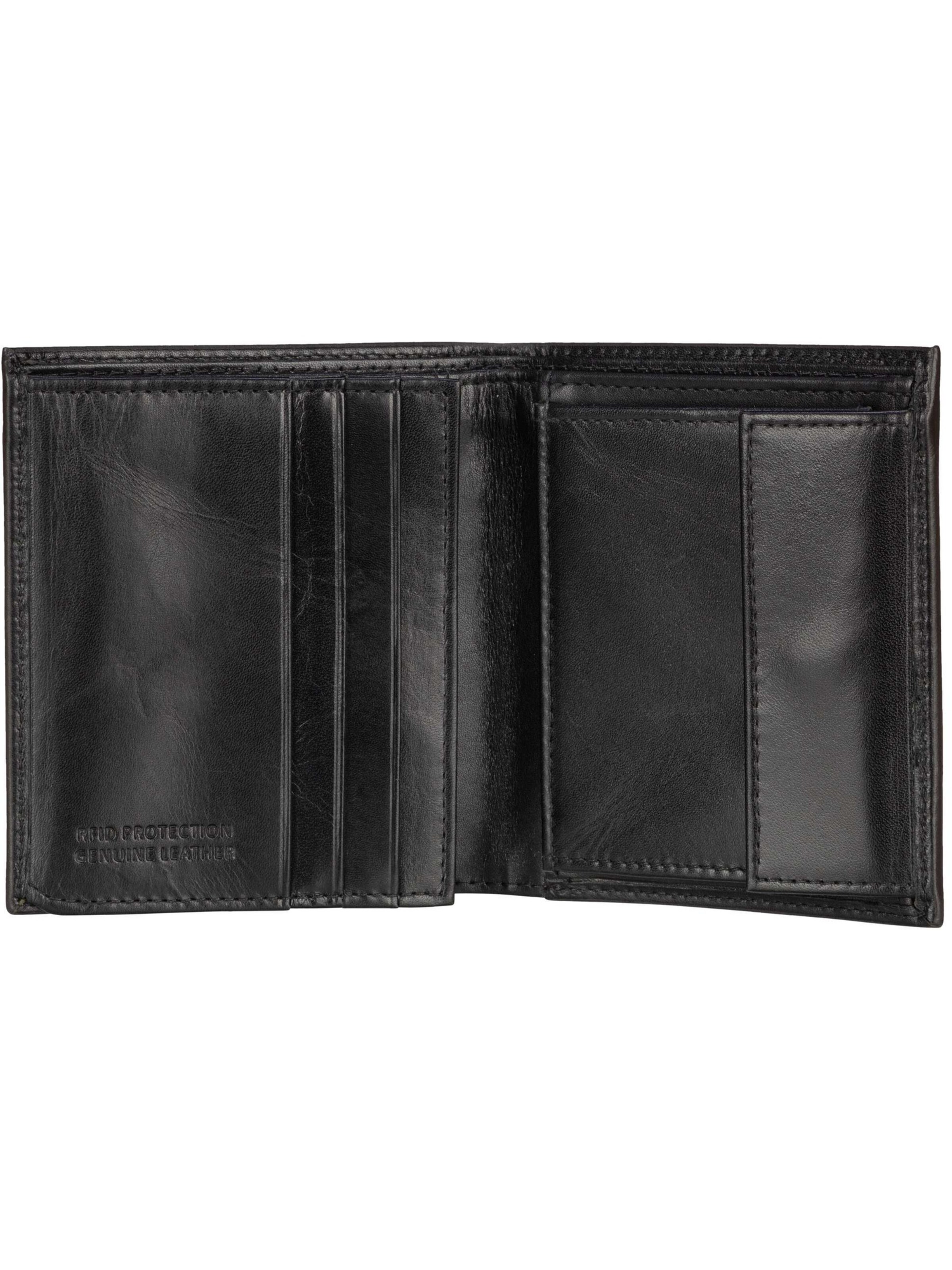 bugatti Portemonnee 'Nobile Vertical' in Zwart