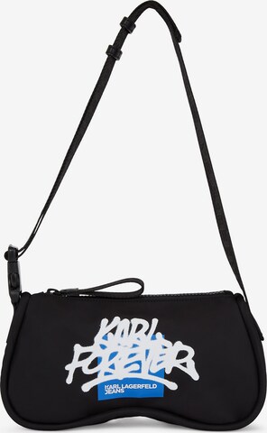 Borsa a spalla ' X Crapule2000' di KARL LAGERFELD JEANS in nero: frontale