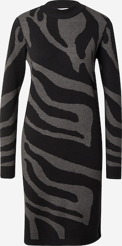 OBJECT - Vestido de punto 'RAY' en gris: frente