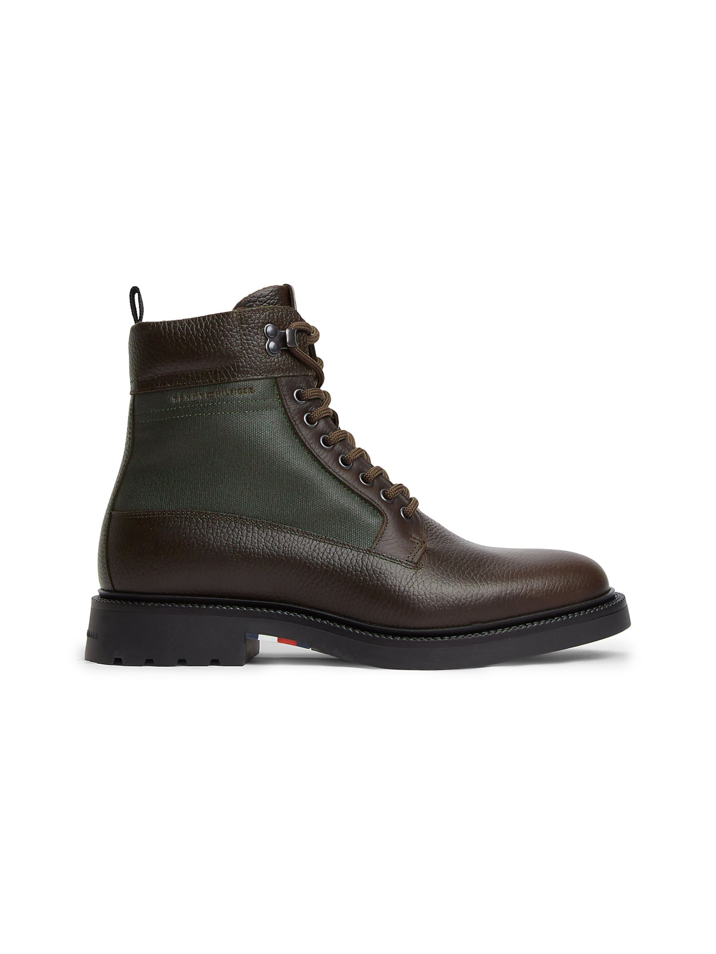 TOMMY HILFIGER Schnürboots in Braun