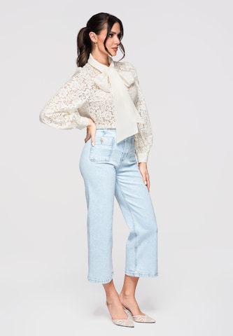 Ombre Blouse 'OW-SH-E0012' in Beige