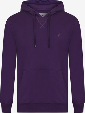 Sweat-shirt 'Hector' DENIM CULTURE en violet : devant