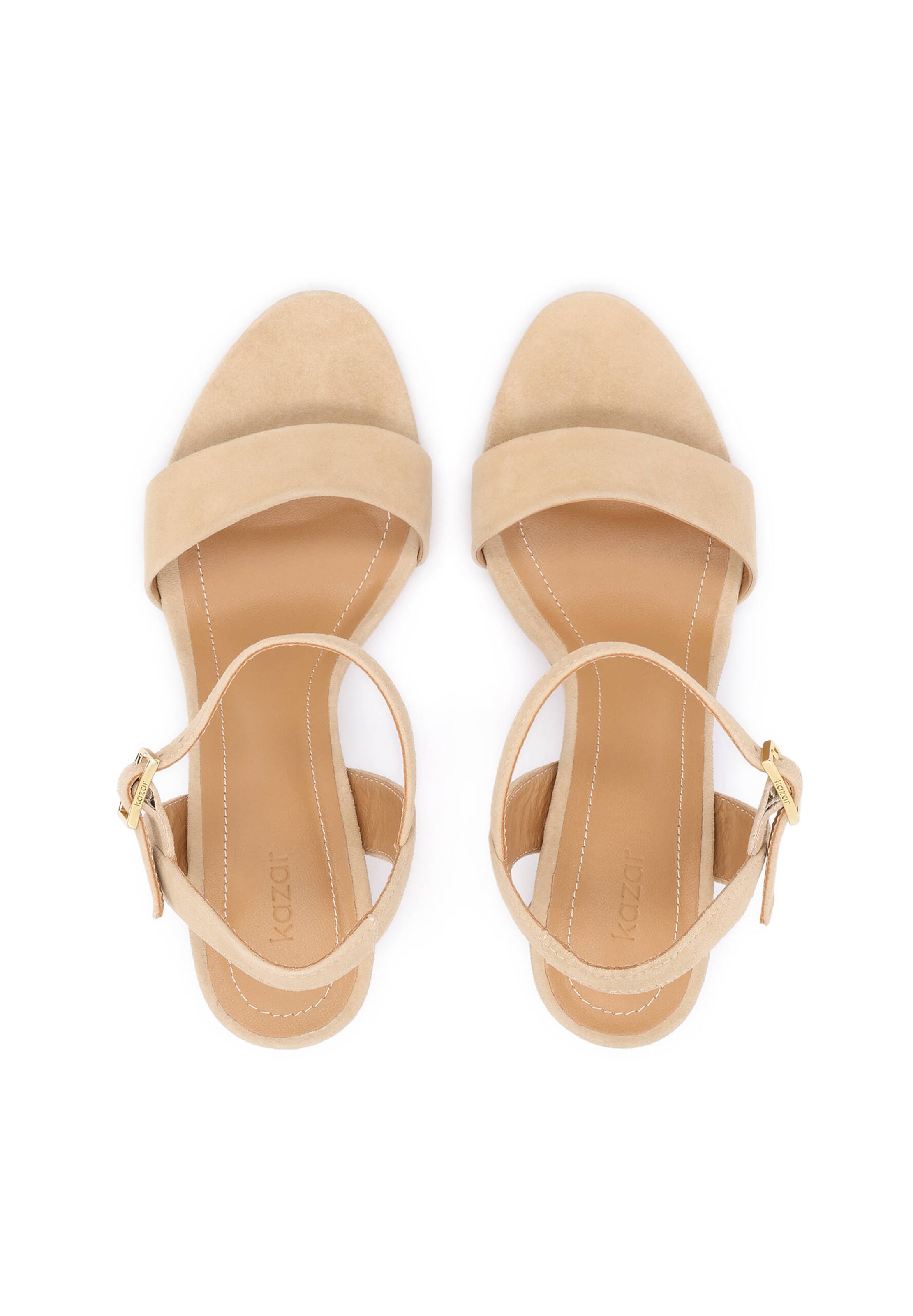 Kazar Sandalen met riem in Beige