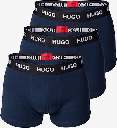 HUGO Red Boxershorts in dunkelblau / rot / schwarz / weiß, Produktansicht