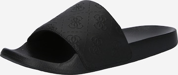 GUESS Pantolette 'TOKYO 4G' in Schwarz: predná strana