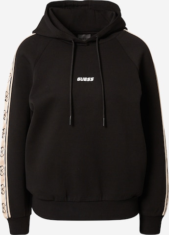 GUESS Athletic Sweatshirt 'BRITNEY' in Black: front