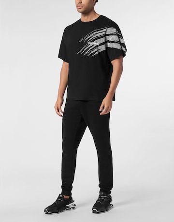 Plein Sport - Camiseta 'Scratch' en negro