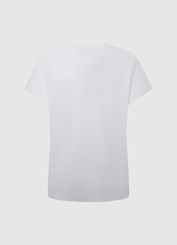 Pepe Jeans Koszulka 'LEIGHTON' w kolorze biały