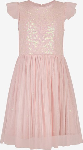 happy girls Dress in Pink: front