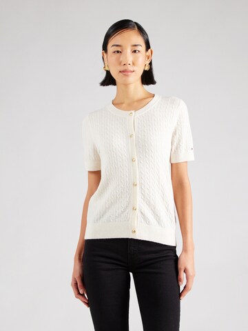 TOMMY HILFIGER - Cárdigan en beige: frente