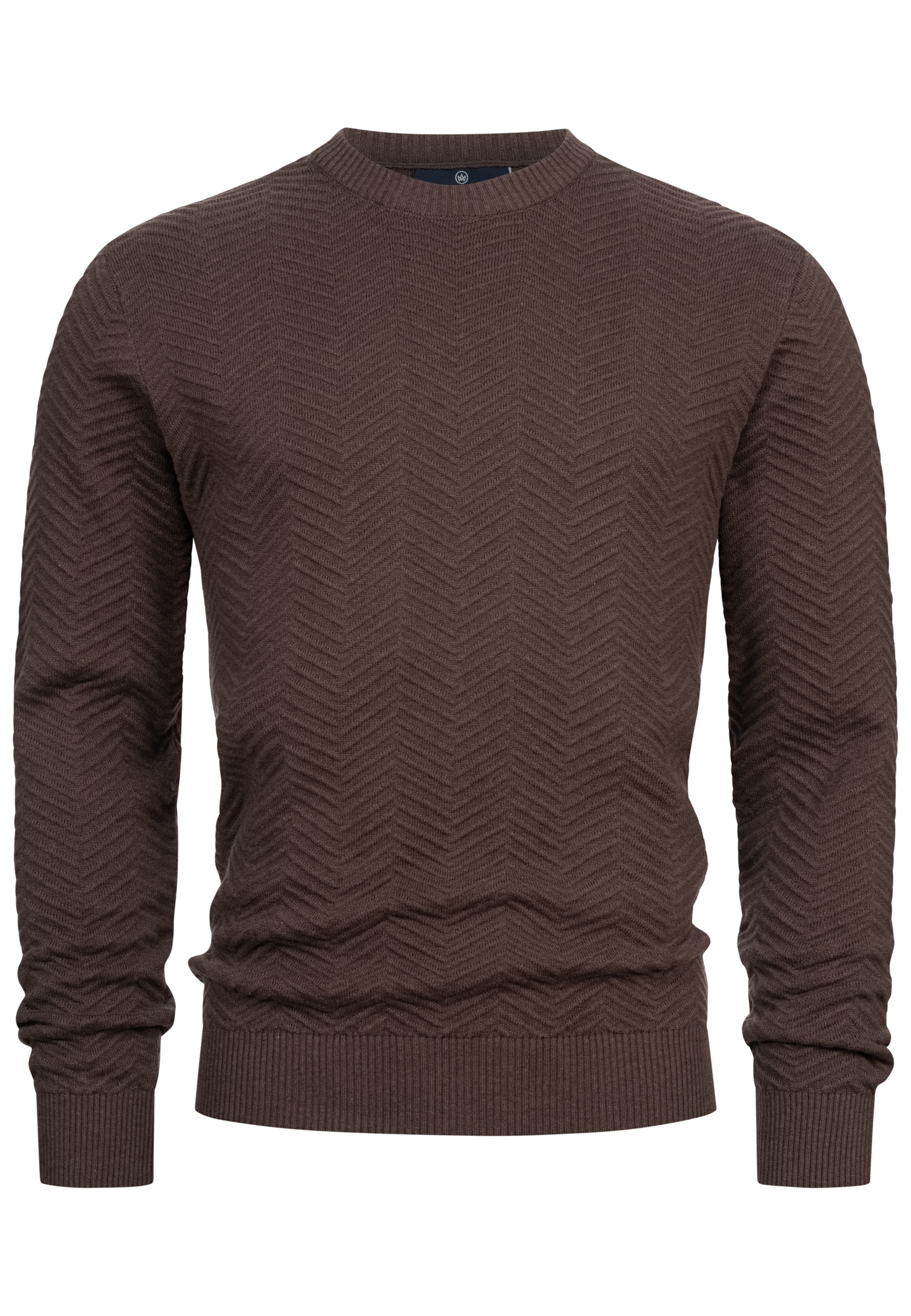 Kronstadt Trui 'Carlo' in Bruin: voorkant
