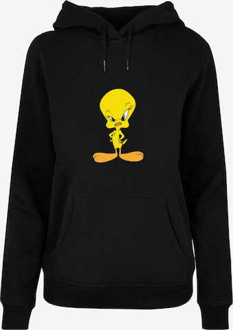 ABSOLUTE CULT Sweatshirt 'Looney - Tunes Angry Tweety' in Schwarz: predná strana