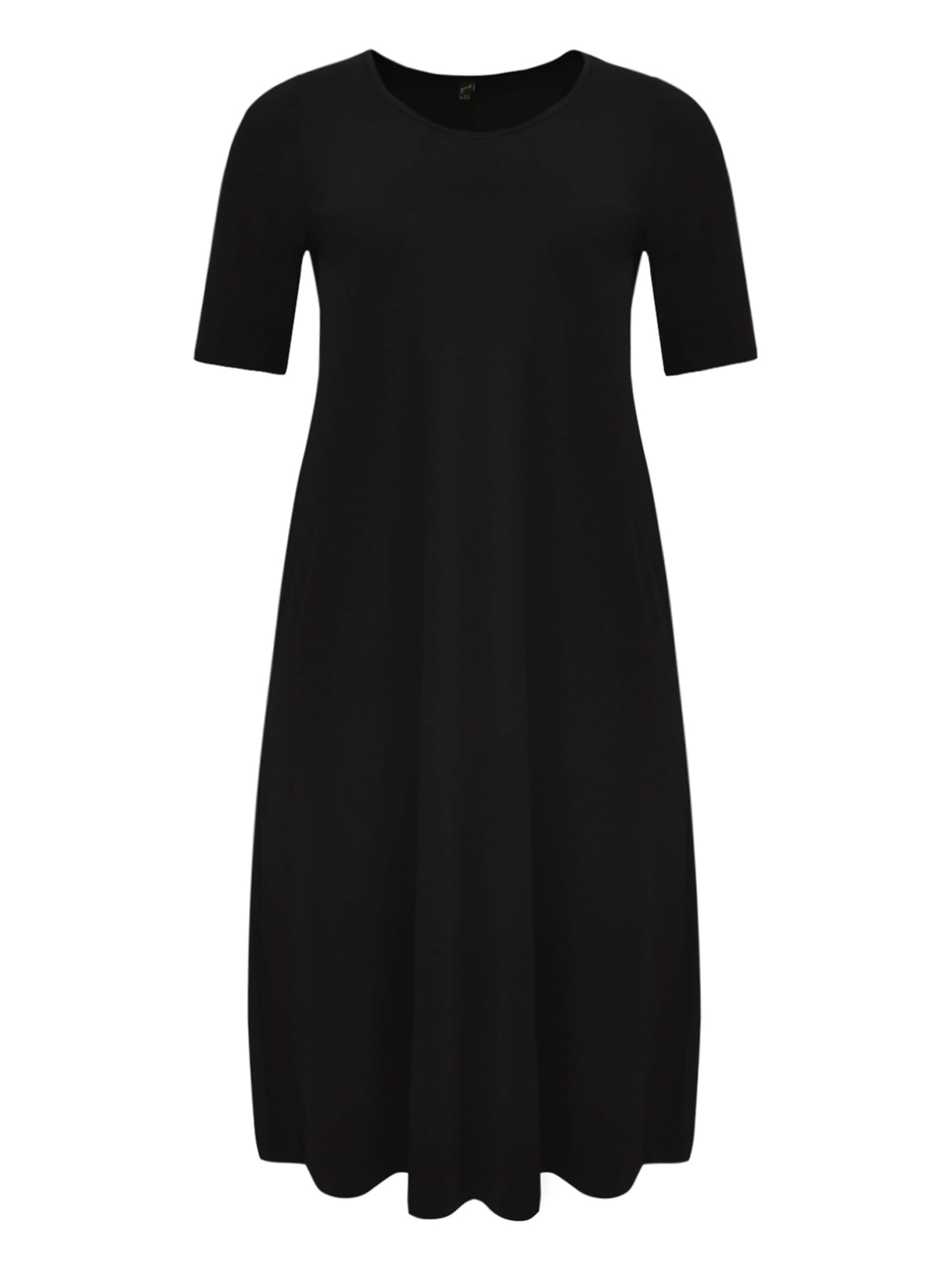 YOEK Jurk in Zwart: voorkant