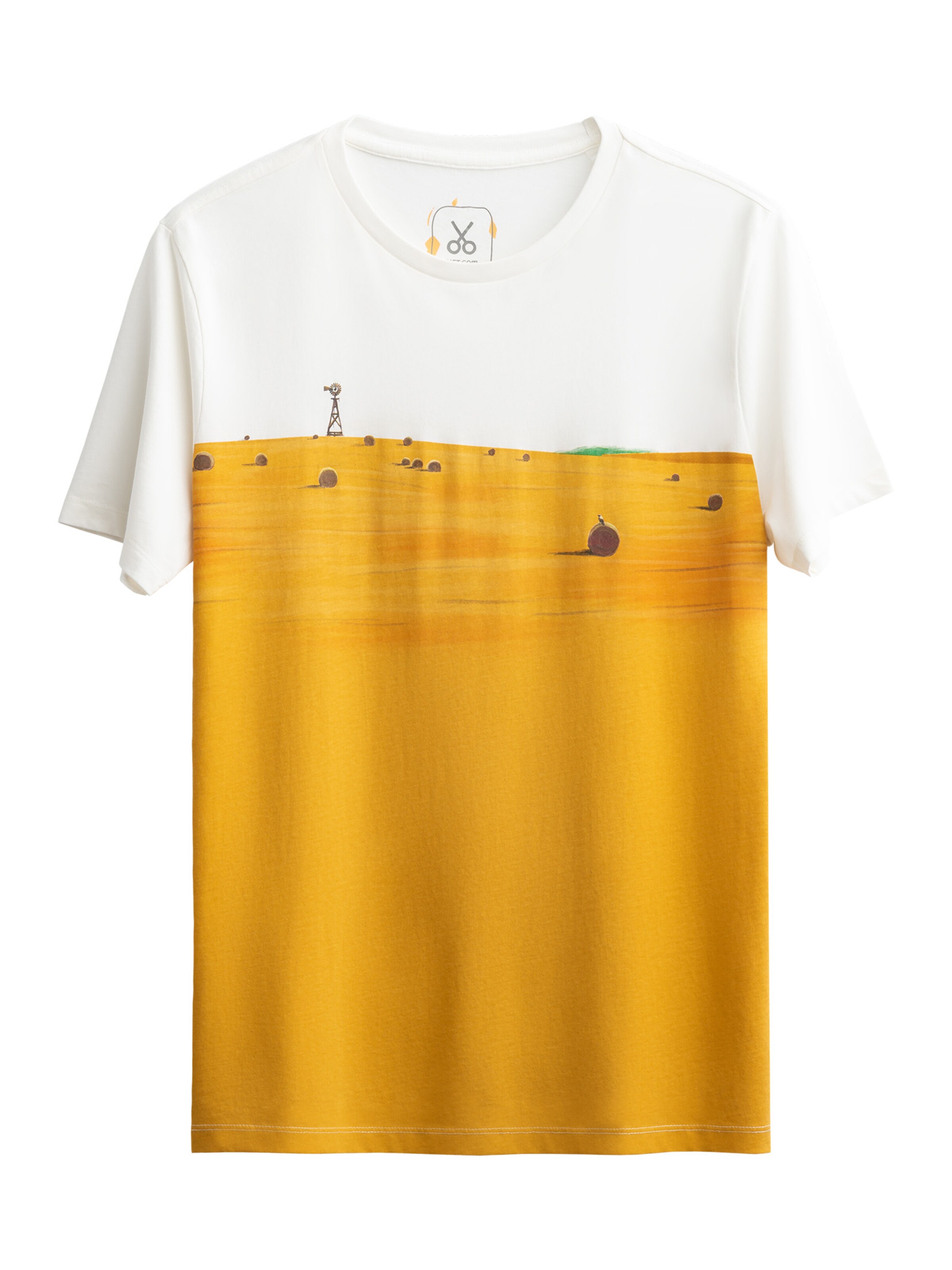 Kaft Shirt in Wit: voorkant