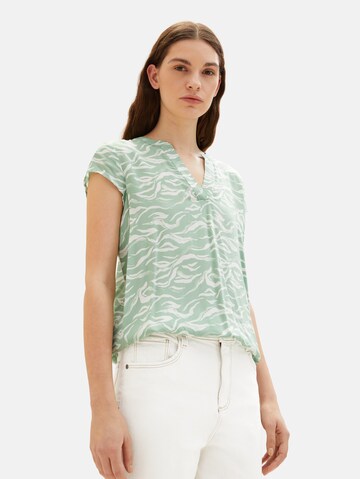 TOM TAILOR Blouse in Groen