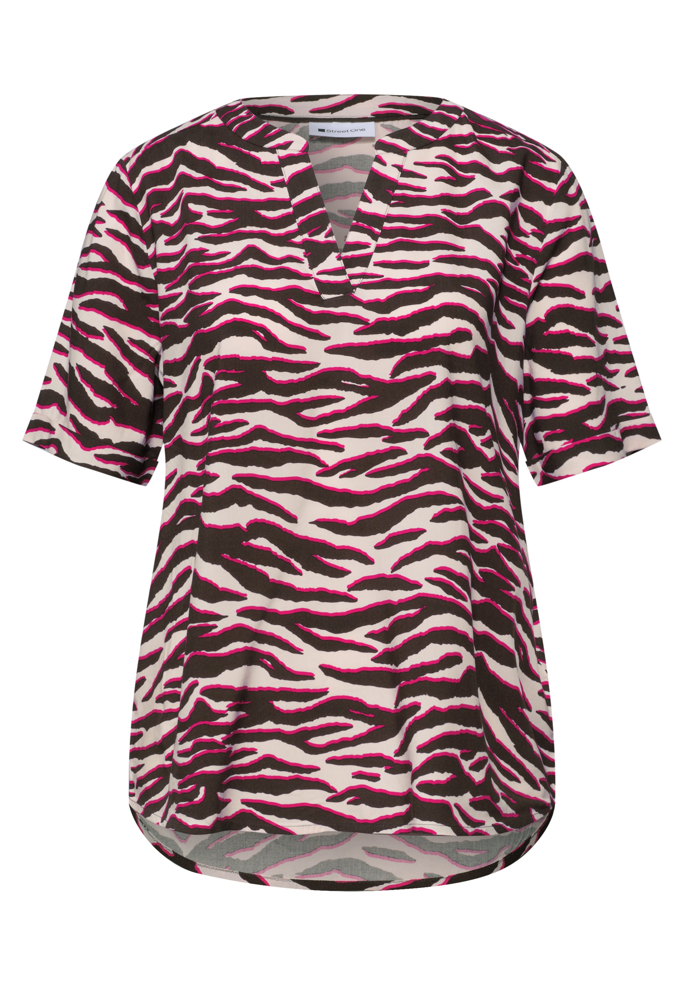 STREET ONE Bluse in Pink: Vorderseite