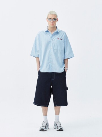 Comfort fit Camicia 'Sherman' di VAMOS CLO in blu