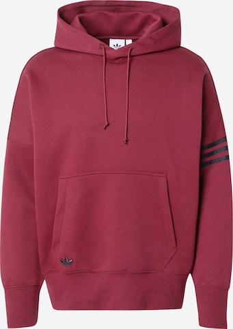 Sweat-shirt 'Neuclassics' ADIDAS ORIGINALS en rouge : devant