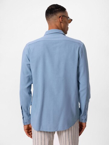 Antioch Regular fit Button Up Shirt in Blue