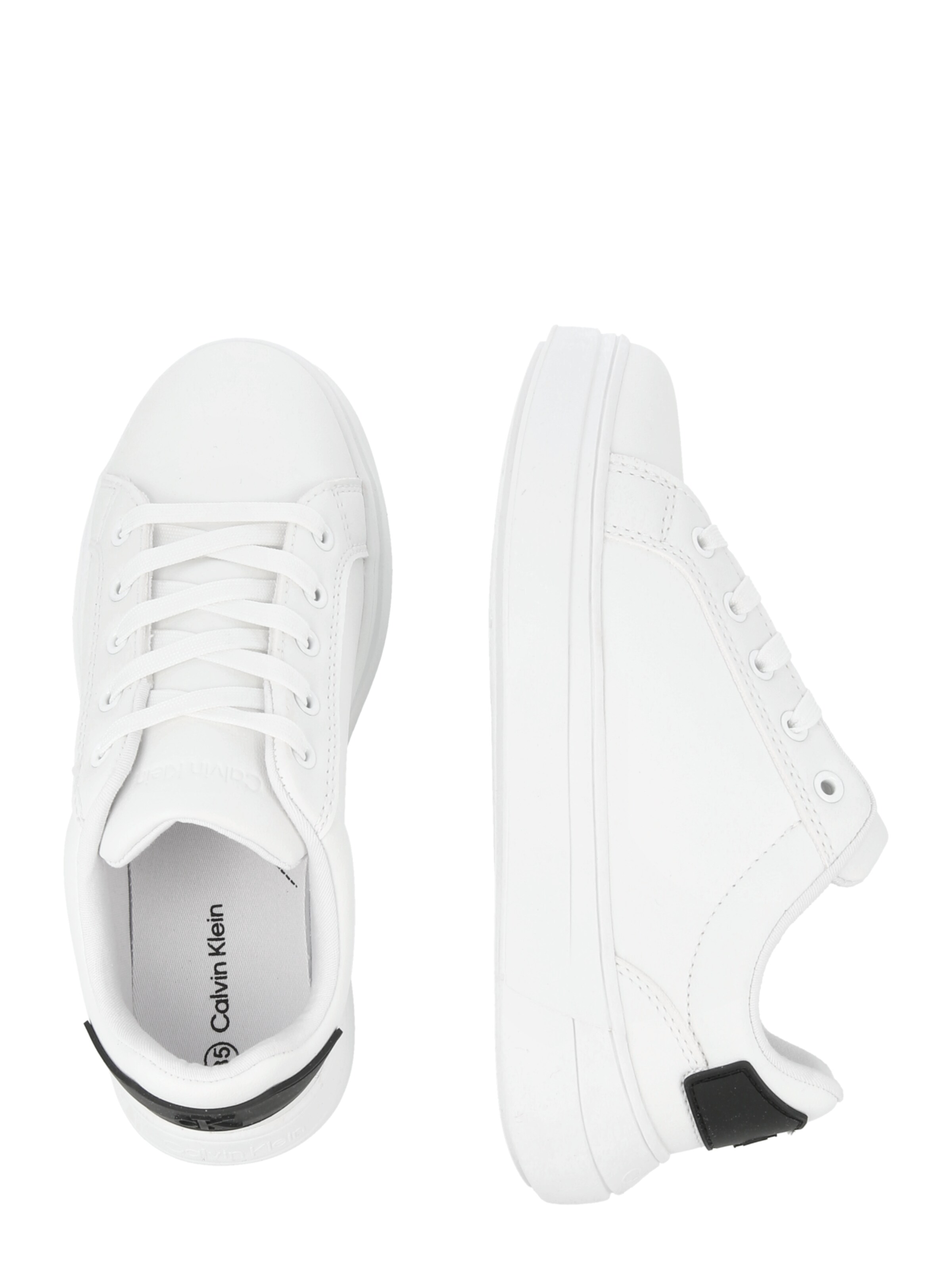 Calvin Klein Jeans Tennarit 'ANNIE' värissä valkoinen