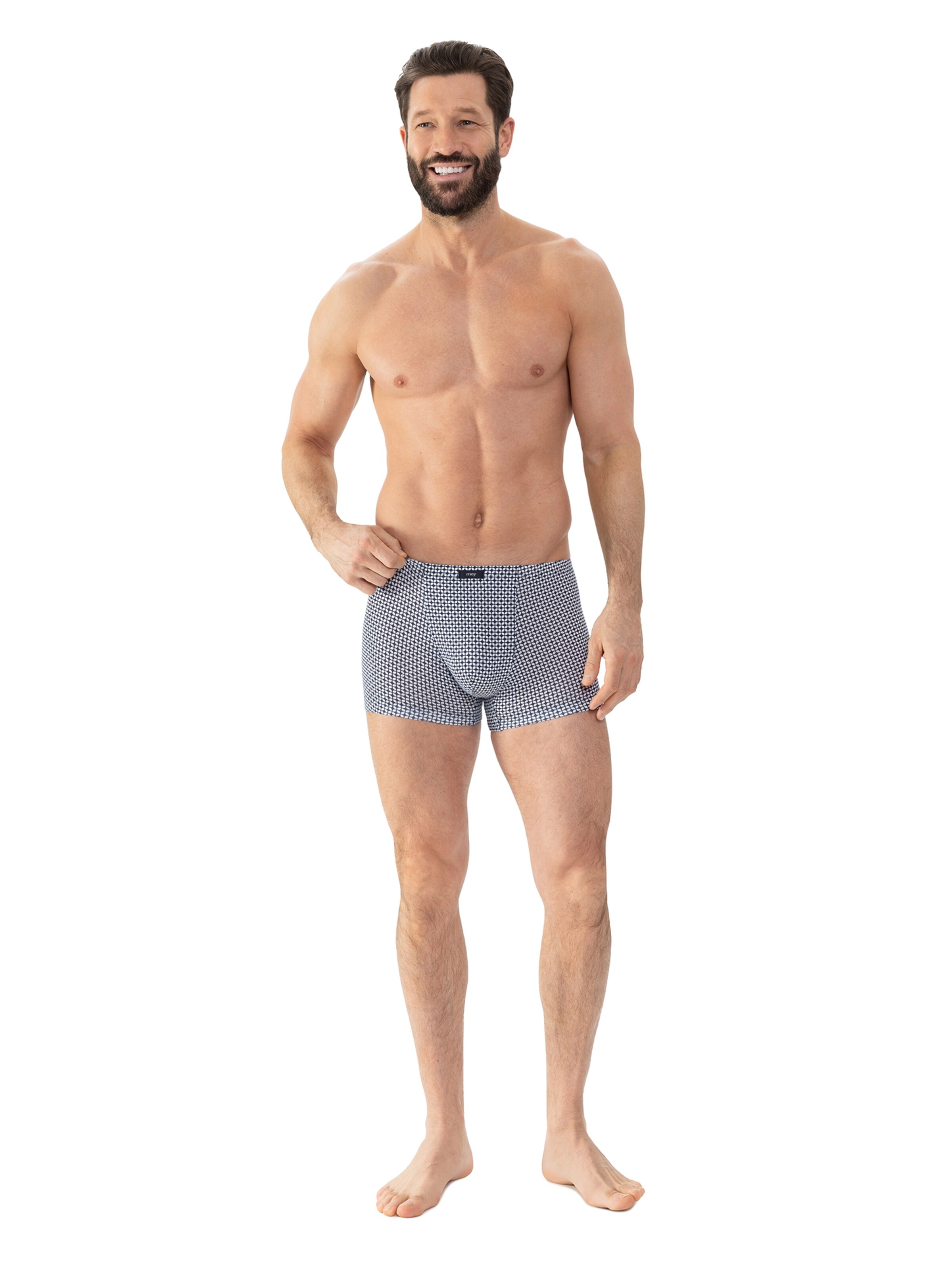 Boxers 'Blue Geo' Mey en bleu