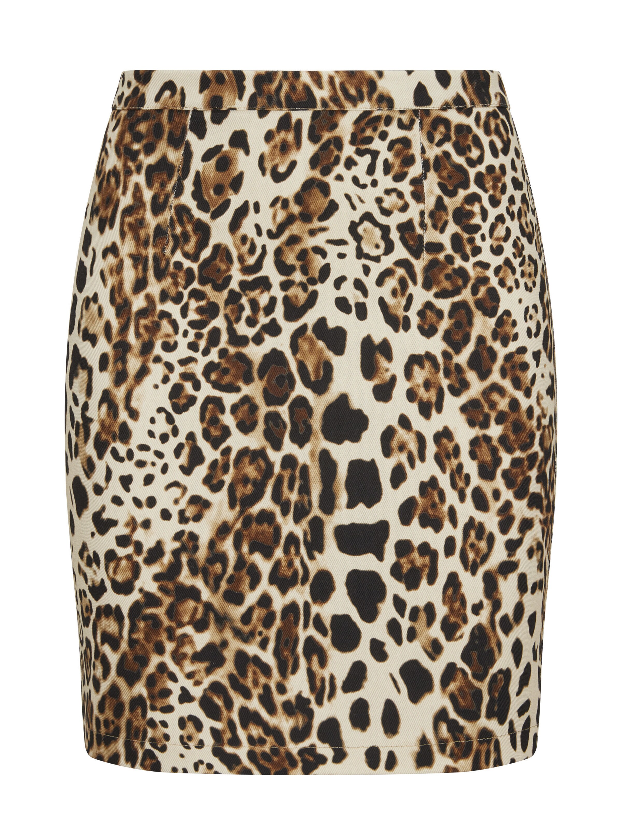 Nicowa Jupe en beige / marron / noir, Vue avec produit