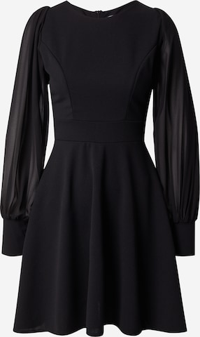 Rochie 'KAT' de la WAL G. pe negru: față