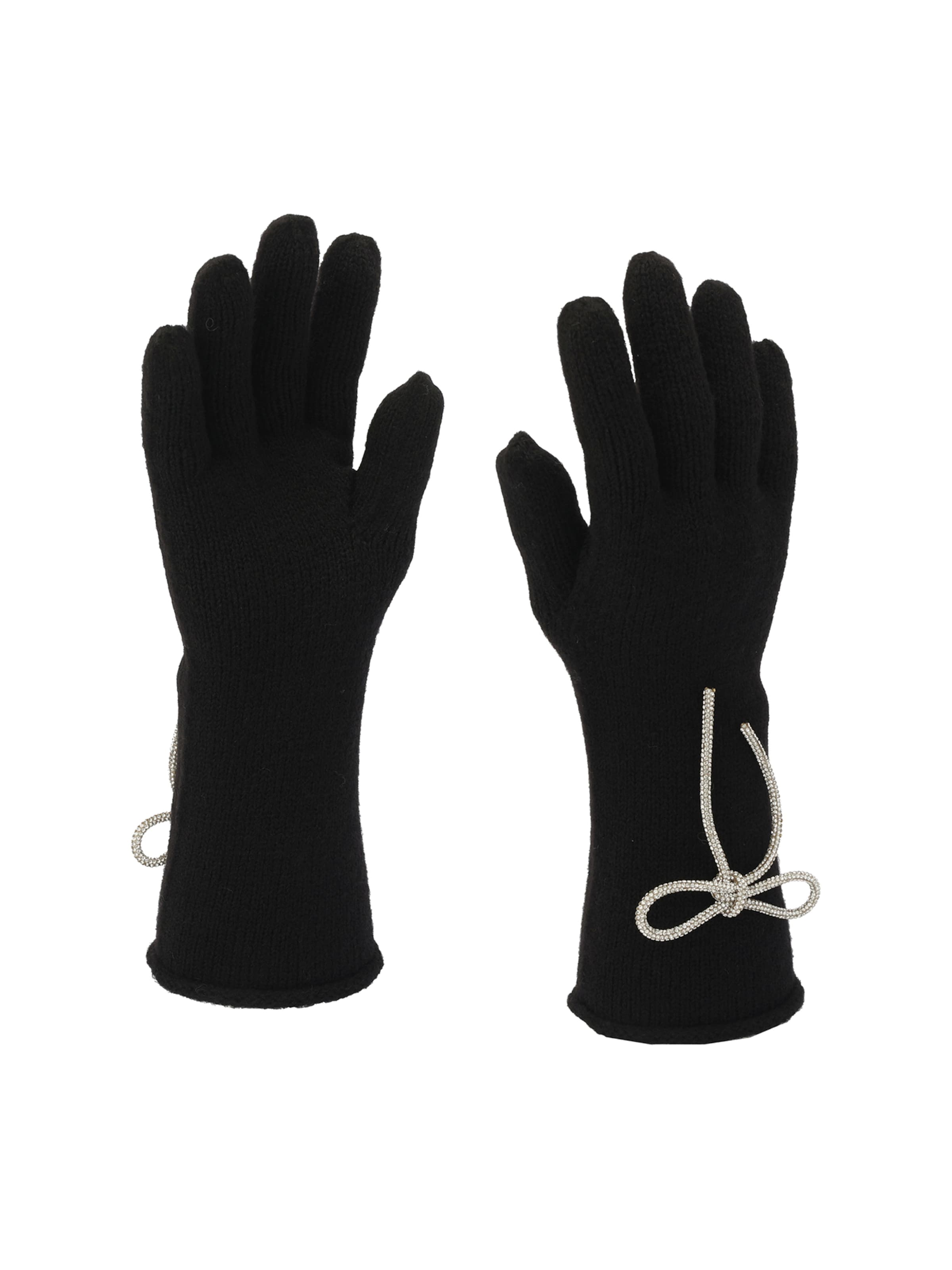 Kate Spade - Guantes con dedos 'New York' en negro