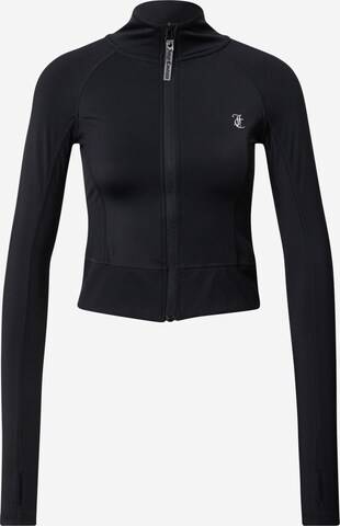 Juicy Couture Sport Athletic Zip-Up Hoodie 'LARA' in Black: front