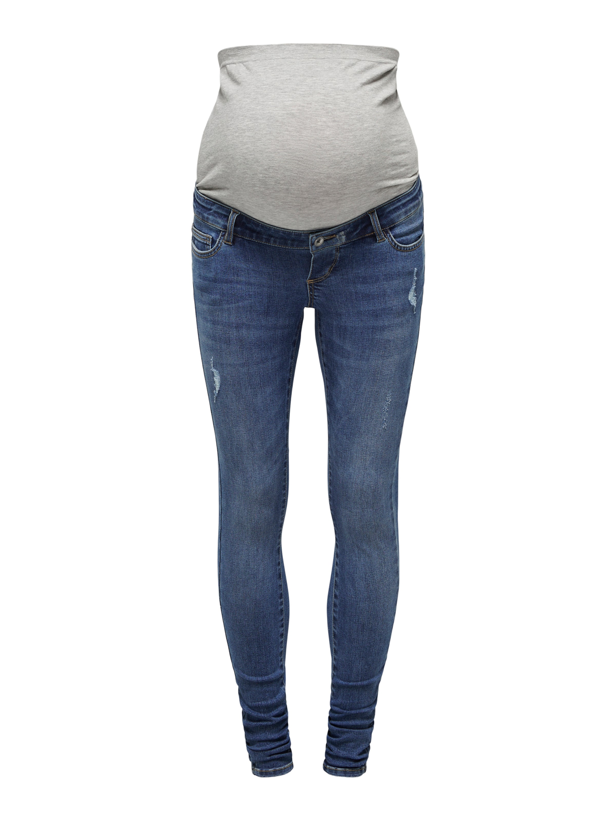 Only Maternity Slimfit Τζιν 'OLMCORAL' σε μπλε: μπροστά