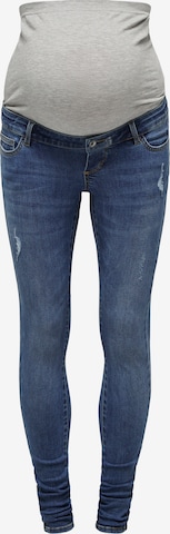 mėlyna Only Maternity Prigludęs Džinsai 'OLMCORAL': priekis