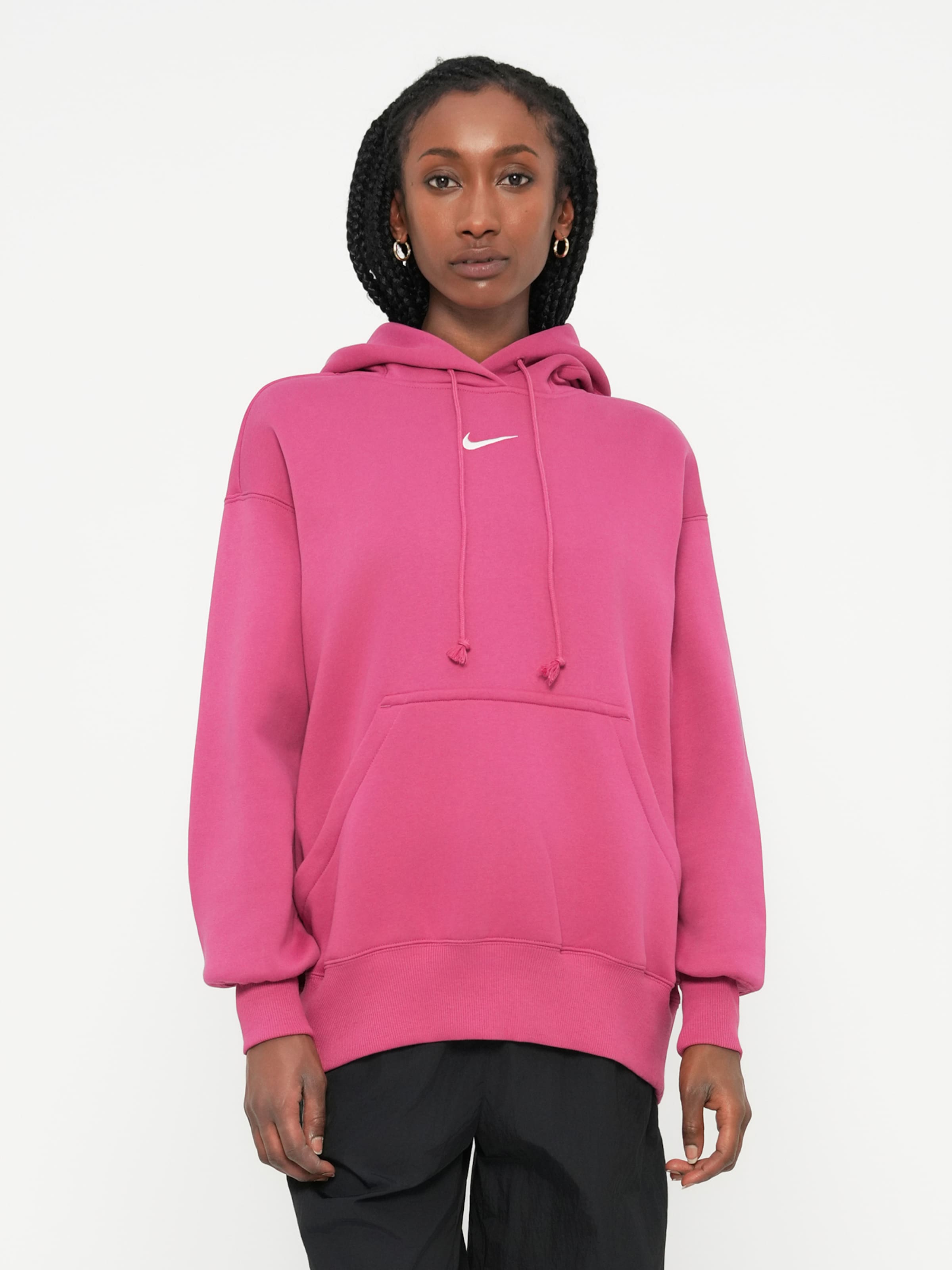pink nike flame sweatshirt