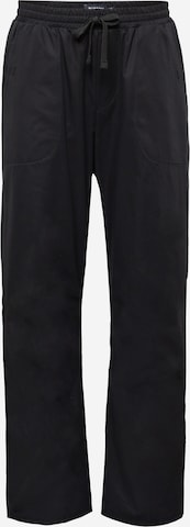 BURTON MENSWEAR LONDON Loose fit Trousers in Black: front