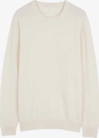 GOBI Cashmere Neulepaita 'Women's Essential Cashmere Crewneck Sweater' värissä valkoinen: etupuoli