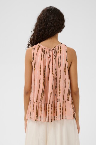 SAINT TROPEZ - Blusa 'RavenaSZ' em laranja