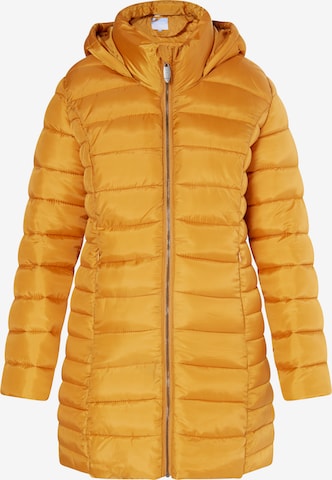 usha BLUE LABELZimska jakna 'Fenia' - žuta boja: prednji dio